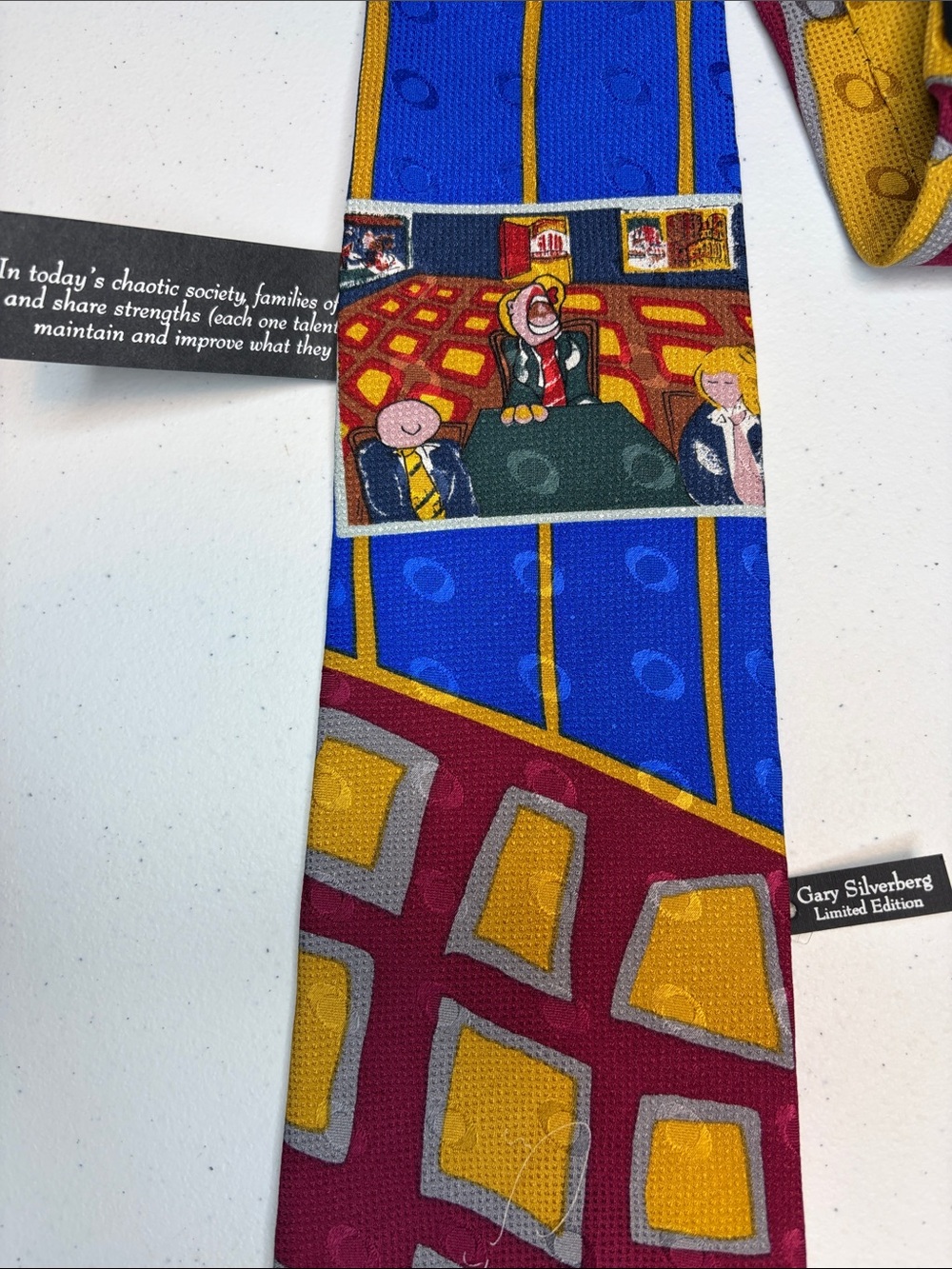 NWT Gary Silverberg Limited Edition Tie Canamerican Dream #005/880 Oscardo - Picture 2 of 11